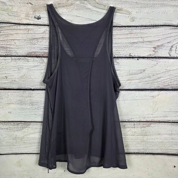 Hang Ten Gray Paint Splash Racerback Tank S - Picture 4 of 8